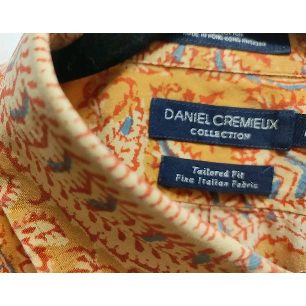 Daniel Cremieux Collection Men's Large Floral/Paisley And Striped Long Sleeve